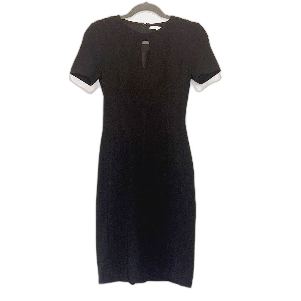 Diane Von Furstenberg Kader black cocktail dress